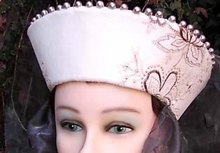 Fillet Kopfbedeckung weiss