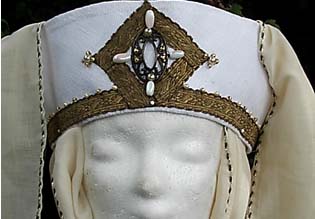 Fillet Kopfbedeckung weiss