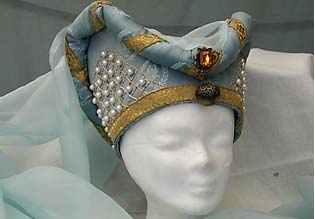  Wulsthaube Escoffion blau