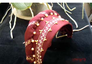 Renaissance Haube Stil 16. Jh. rot