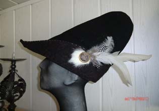 Jägerhut Stil 14. Jh.