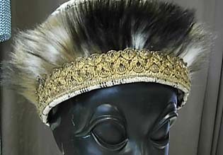 Mütze Hut mit Pelzbesatz