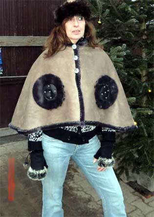 Poncho/Pelerine vorn