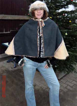 Poncho/Pelerine vorn