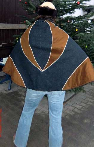 Poncho/Pelerine hinten